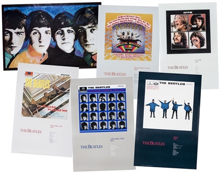 Lot of (6) Apple Corps 1987 Beatles Posters Collection